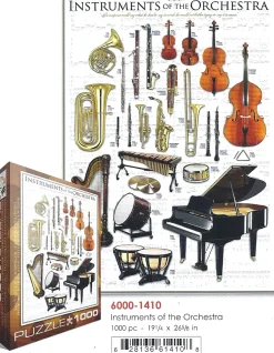 Eurographics - 6000-1410 - Instruments of the Orchestra - 1000piece (With Smart Cut Technology)