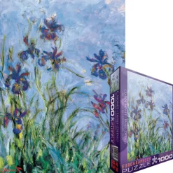 Eurographics - 6000-2034 - Irises (Detail) - (Claude Monet) - 1000piece(With Smart Cut Technology)