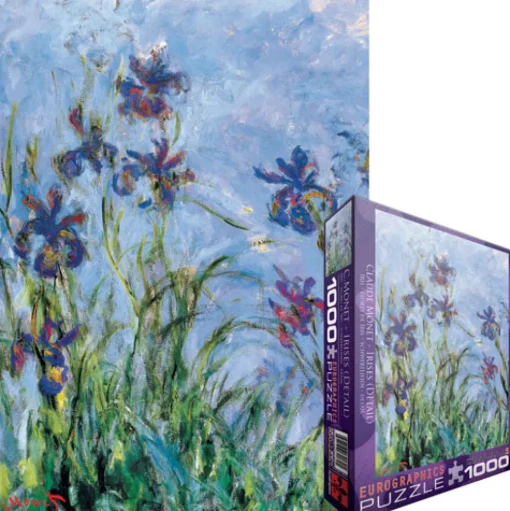 Eurographics - 6000-2034 - Irises (Detail) - (Claude Monet) - 1000piece(With Smart Cut Technology)