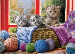 Eurographics - 6500-5500 - Knittin Kittens - 500 XL Piece