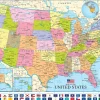 Eurographics - 6000-0788 - Map Of The United States Of America - 1000 Piece (With Smart Cut Technology)