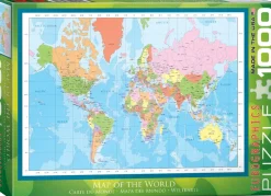 Eurographics - 6000-1271 - Map of the World - 1000 Piece (With Smart Cut Technology)