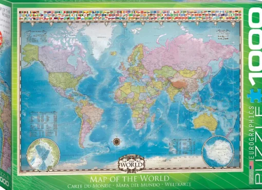 Eurographics - 6000-0557 - Map of the World - 1000 Piece