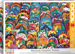 Eurographics - 6000-5421 - Mexican Ceramic Plates - 1000 Piece (With Smart Cut Technology)