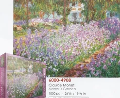 Eurographics - 6000-4908 - Monet`s Garden - 1000piece (With Smart Cut Technology)