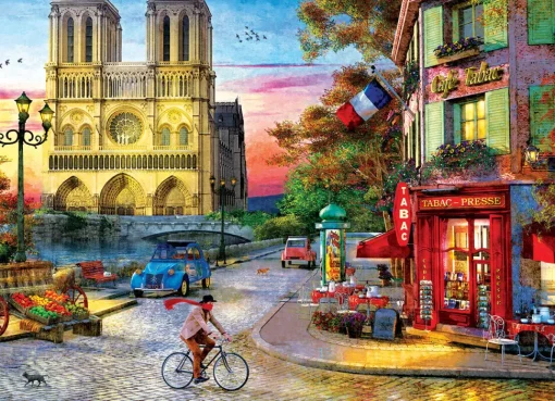 Eurographics - 6000-5530 - Notre Dame Sunset (Dominic Davison) - 1000 Piece