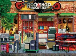 Eurographics - 6000-5614 - Rock Shop - Music Shop (Paul Normand) - 1000 Piece (With Smart Cut Technology)
