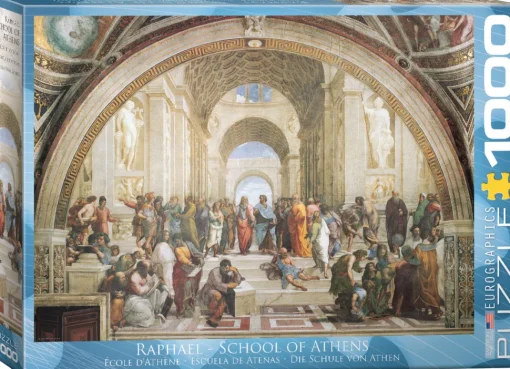 Eurographics - 6000-4141 - School of Athens (Raphael) - 1000 Piece (With Smart Cut Technology)