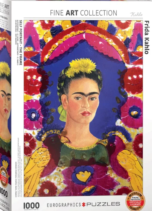 Eurographics - 6000-5425 - Self Portrait- The Frame (Frida Kahlo) - 1000 Piece (With Smart Cut Technology)