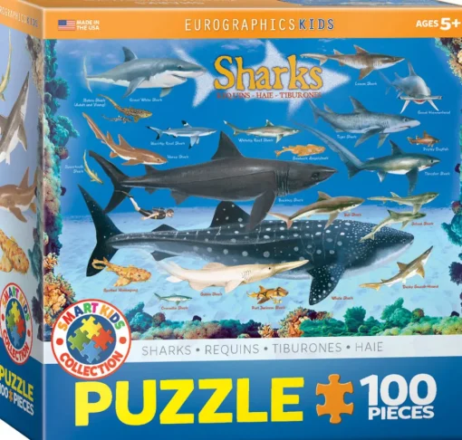 Eurographics - 6100-0079 - Sharks - 100 Piece