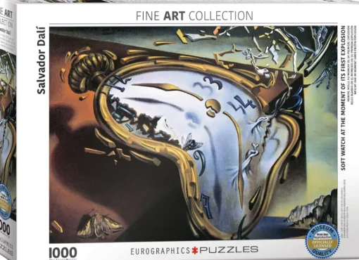 Eurographics - 6000-0842 - Soft Watch at the Moment of Its First Explosion (Salvador Dali) - 1000 Piece (With Smart Cut Technology)