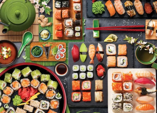 Eurographics - 6000-5618 - Sushi Table - 1000 Piece