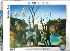 Eurographics - 6000-0846 - Swans Reflecting Elephants (Salvador Dali) - 1000 Piece (With Smart Cut Technology)