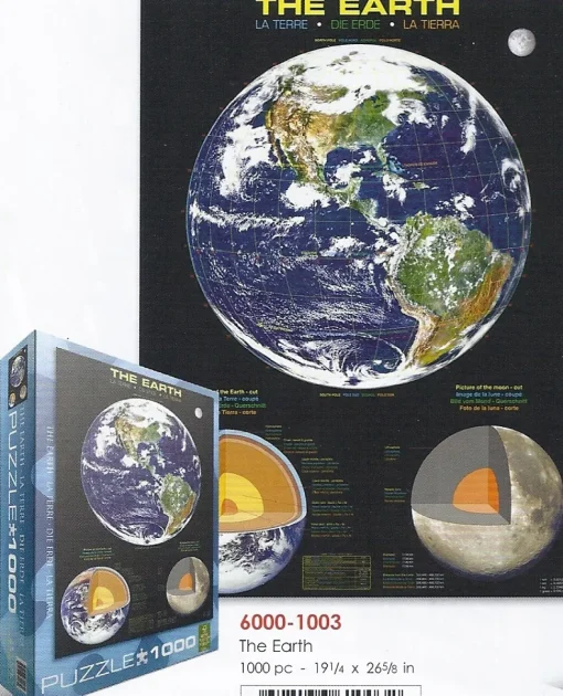 Eurographics - 6000-1003 - The Earth - 1000piece (With Smart Cut Technology)
