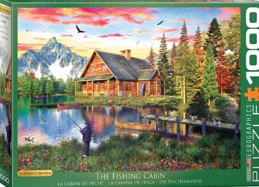 Eurographics - 6000-5376 - The Fishing Cabin (Dominic Davison) - 1000 Piece (With Smart Cut Technology)