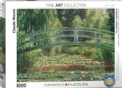 Eurographics - 6000-0827 - The Japanese Footbridge (Claude Monet) -1000 Piece (With Smart Cut Technology)