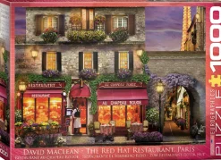 Eurographics - 6000-0963 - The Red Hat Restaurant, Paris (David Maclean) - 1000 Piece (With Smart Cut Technology)
