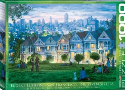 Eurographics - 6000-0958 - The Seven Sisters, San Francisco (Eugene Lushpin) - 1000 Piece