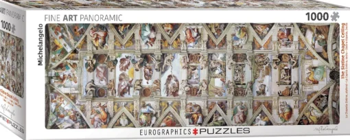 Eurographics - 6010-0960 - The Sistine Chapel Ceiling (Michelangelo) - 1000 Piece Panoramic