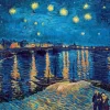 Eurographics - 6000-5708 - The Starry Night over the Rhone (Vincent Van Gogh) - 1000 Piece (With Smart Cut Technology)