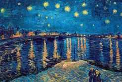 Eurographics - 6000-5708 - The Starry Night over the Rhone (Vincent Van Gogh) - 1000 Piece (With Smart Cut Technology)