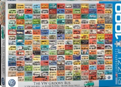 Eurographics - 6000-0783 - The VW Groovy Bus - 1000 Piece (With Smart Cut Technology)