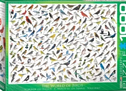 Eurographics - 6000-0821 - The World of Birds - 1000 Piece (With Smart Cut Technology)