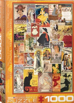 Eurographics - 6000-0935 - Theatre & Opera Vintage Posters - 1000 Piece (With Smart Cut Technology)