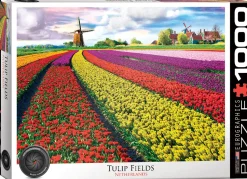 Eurographics - 6000-5326 - Tulip Fields - Holland - 1000 Piece (With Smart Cut Technology)