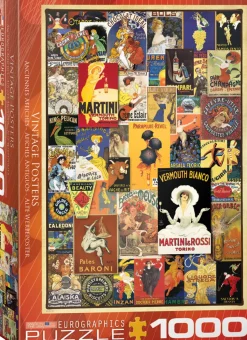 Eurographics - 6000-0769 - Vintage Posters - 1000 Piece (With Smart Cut Technology)