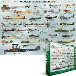 Eurographics - 6000-0087 - World War I Aircraft - 1000piece (With Smart Cut Technology)