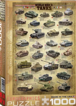 Eurographics - 6000-0388 - World War II Tanks - 1000 Piece