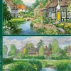 Falcon - 11289 - Riverside Cottages (Peter Etril Snyder) - 2 x 500 Piece Puzzles