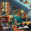 Falcon/Jumbo - 11300 - Cats in the Attic (Olga`s Studio) - 500 Piece