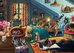 Falcon/Jumbo - 11300 - Cats in the Attic (Olga`s Studio) - 500 Piece