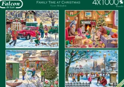 Falcon/Jumbo - 11269 - Family Time at Christmas (Victor McLindon) - 4 x 1000 Piece