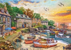 Falcon/Jumbo - 11382 - Harbour Cottages (Dominic Davison) - 1000 Piece