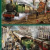 Falcon/Jumbo - 11331 - Mail by Rail (Marcello Corti) - 2 x 500 Piece Puzzles