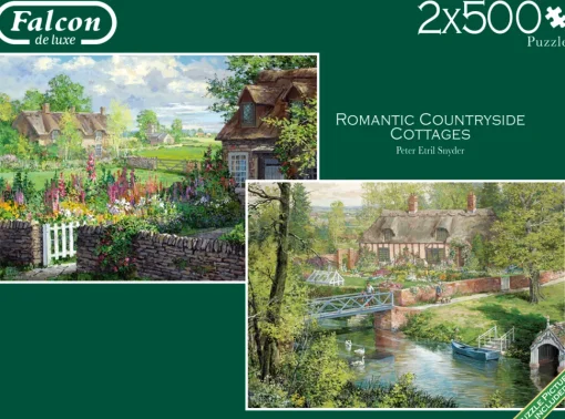 Falcon/Jumbo - 11261 - Romantic Countryside Cottages (Peter Etril Cottages) - 2 x 500 Pieces