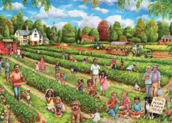Falcon/Jumbo - 11340 - Strawberry Picking (Debbie Cook) - 1000 Piece