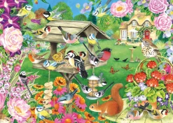 Falcon/Jumbo - 11253 - Summer Garden Birds (Claire Comerford) - 500 Piece