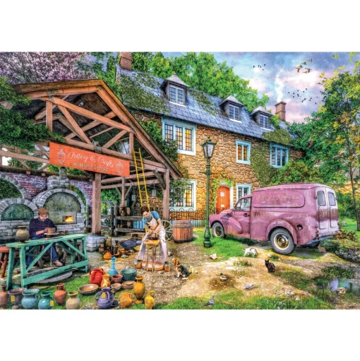 Falcon/Jumbo - 11401 - The Potter`s Cottage (Dominic Davison) - 1000 Piece