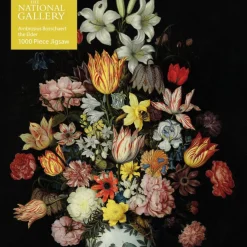 Flame Tree - 558908 - A Still Life of Flowers in a Wan-Li Vase (Ambrosius Bosschaert the Elder) - 1000 Piece