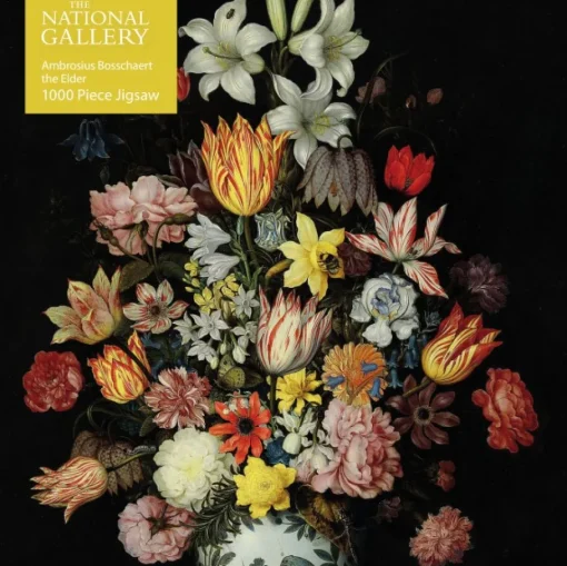 Flame Tree - 558908 - A Still Life of Flowers in a Wan-Li Vase (Ambrosius Bosschaert the Elder) - 1000 Piece