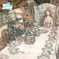 Flame Tree - 7552-227 - Alice in Wonderland - Tea Party (Arthur Rackham) - 1000 Piece