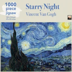 Flame Tree - 644893 - Starry Night -(Vincent Van Gogh) - 1000 Piece