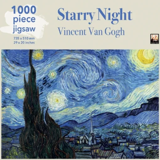 Flame Tree - 644893 - Starry Night -(Vincent Van Gogh) - 1000 Piece