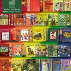 Flame Tree - FTJP073 - Bodleian Libraries - Rainbow Bookshelves - 1000 Piece