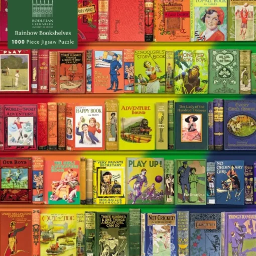 Flame Tree - FTJP073 - Bodleian Libraries - Rainbow Bookshelves - 1000 Piece