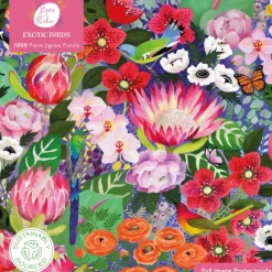 Flame Tree - FTJPL05 - Exotic Birds (Bex Parkin) - 1000 Piece (Sustainably Sourced)